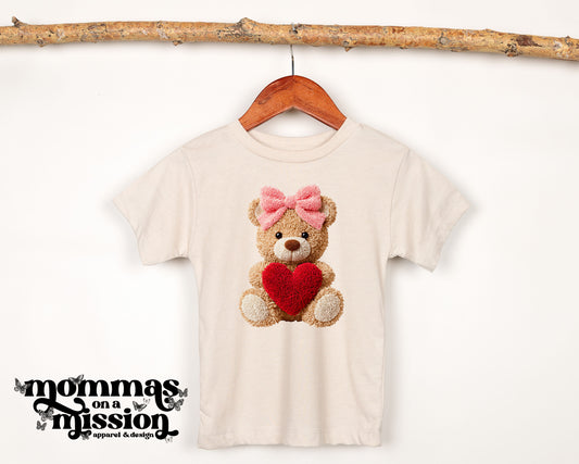 teddy bear faux crochet (youth)