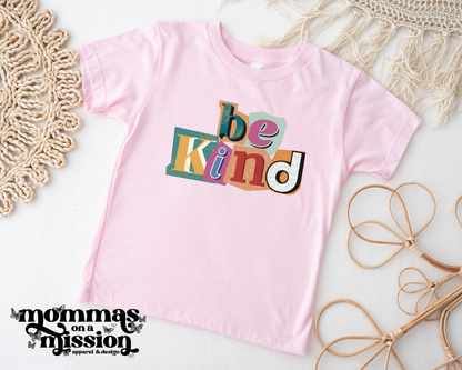 be kind collage lettering (youth)