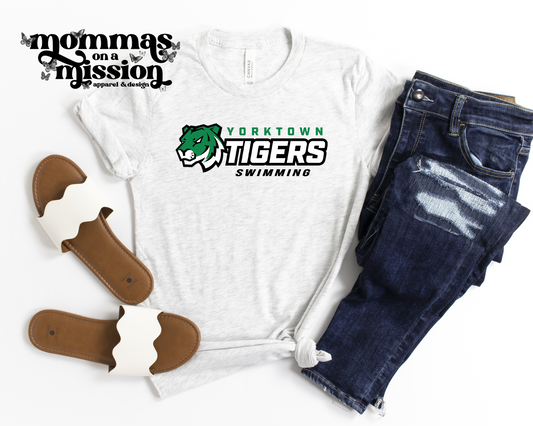 yorktown tigers swimming logo